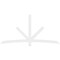 Ekena Millwork Alberta Architectural Grade PVC Gable Bracket, 96"W x 48"H x 2"D x 4"F, 12/12 Pitch GBP096X48X0204ALB00 - alternate 2